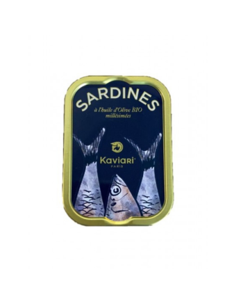 Organic Vintage Kaviari Sardines with Olive oil